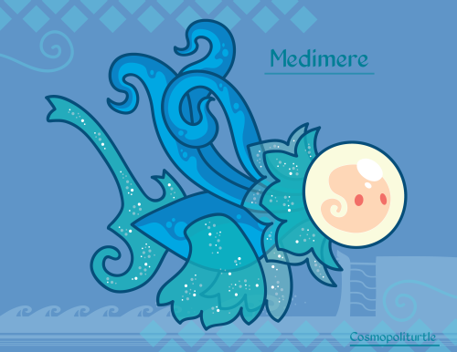 Hiraeth Creature #1198 - Medimere“Tethys is often regarded for the cruelty born from her apathy. The