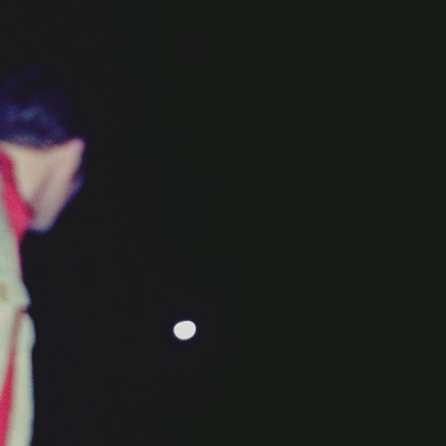 Man and the moon