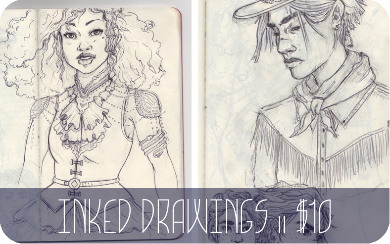zeromylesperhour:  Hey! I need money so I’m opening - commissions!   Digital Sketches: