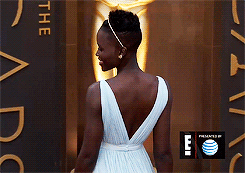 svgarbabyinthemaking:  soulstryder:  Lupita Nyong’o on the red carpet of the 86th Annual Academy Awards  God 