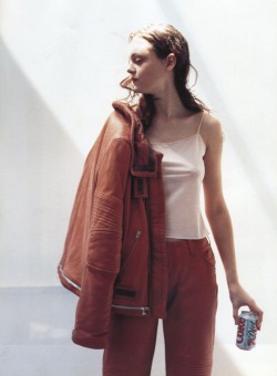 bandtshirt:  helmut lang autumn/winter ‘99-00 by jack pierson purple fashion no. 8, winter ‘99-00