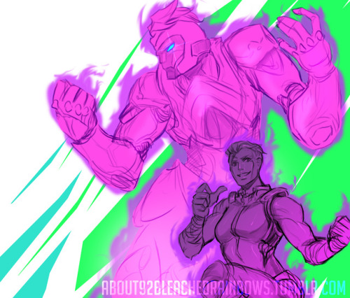 about92bleachedrainbows:The new Zarya skin leak is giving me serious Jojo vibes