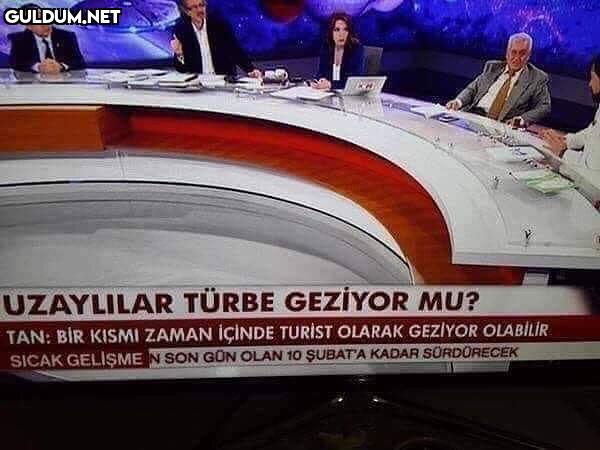 UZAYLILAR TÜRBE GEZİYOR...