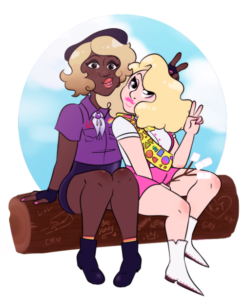 cupcakemattel: took forever, but here it is! a couple of cute scouts