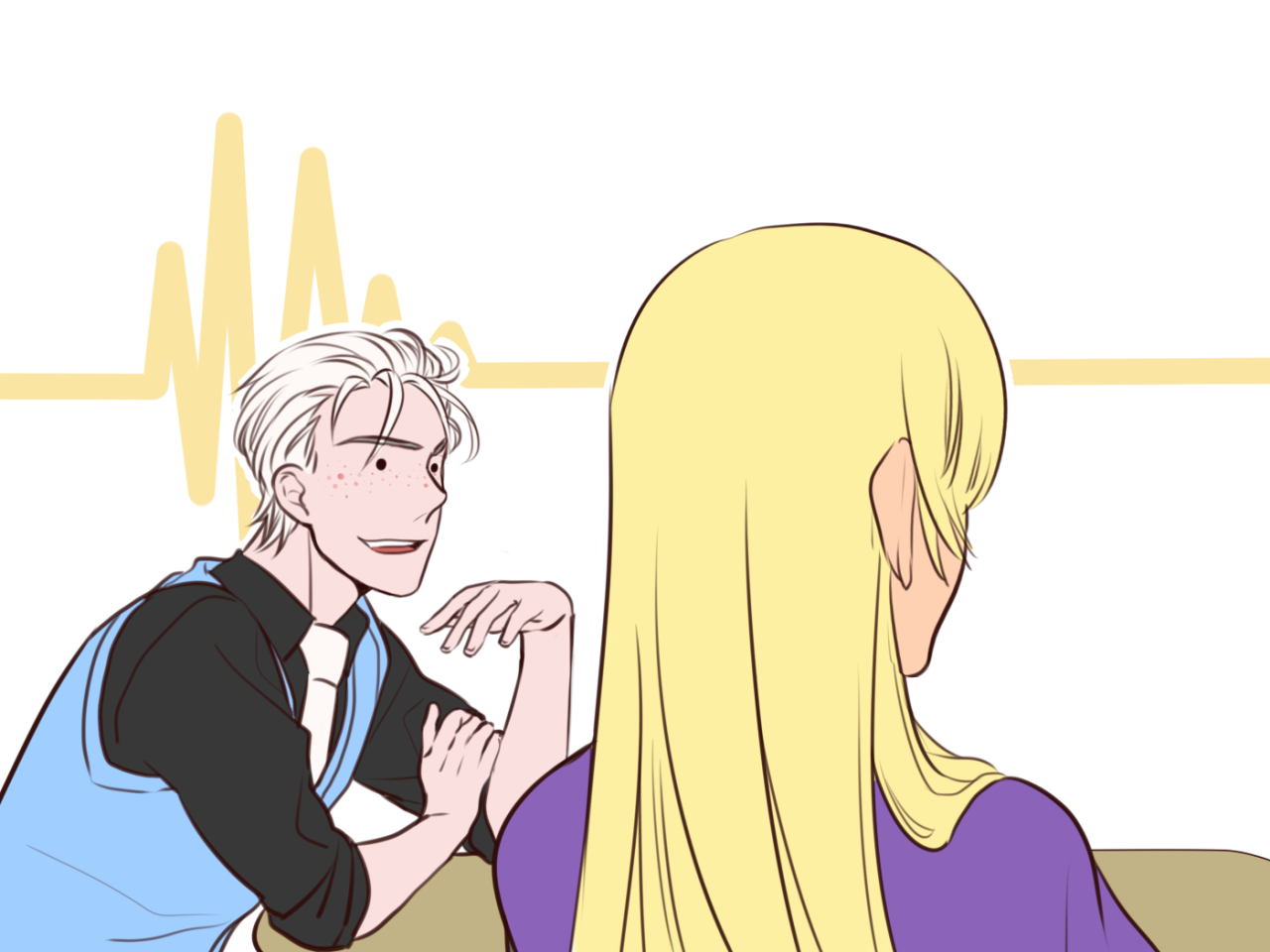 tanosan96: Pacifica still got her skillAnd charming Mabel~ and this dorito  teehee