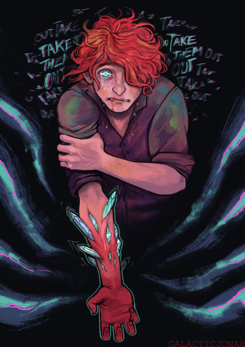 galacticjonah-dnd: [ Take them out. Take them out.]  Caleb talked of his scarred arms and exper