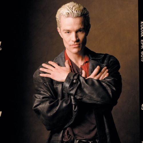 Pic of the Day: @jamesmarstersof getting his cliche vamp look on… @buffytvs Season 2 promo pi