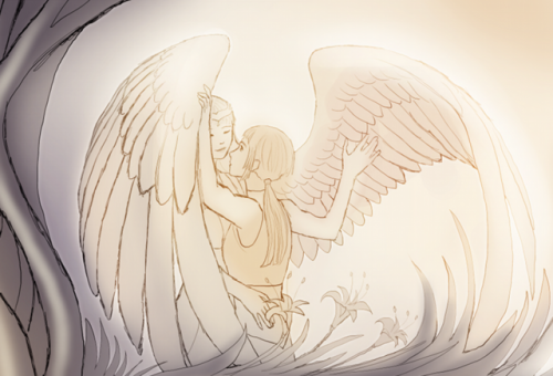 Old stuff I never got around to uploading. Mood for drawing wings struck.