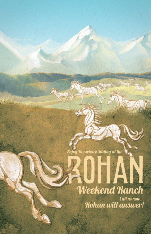 Porn Pics pixalry:  Middle Earth Travel Posters - Created