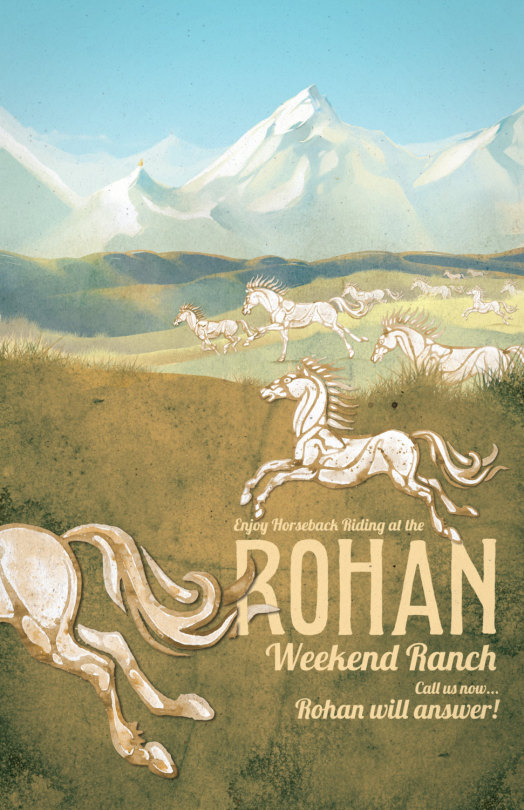 Middle Earth Travel Posters - Created By The Green Dragon Inn