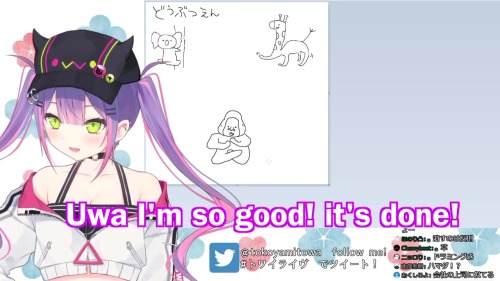 hoina-hysteria:Oh to have the self-confidence of an anime girl drawing animals in Paint live for tho