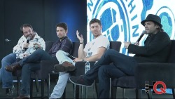 thealpacalypse:  sevendeanlysins:  deanmoan:  Jensen’s face when he hears about “SuperWhoLock”  But Jared’s too… “Can someone translate that from British?”  While Mark is all “yeah I love this shit”  And Misha like “I hope they haven’t