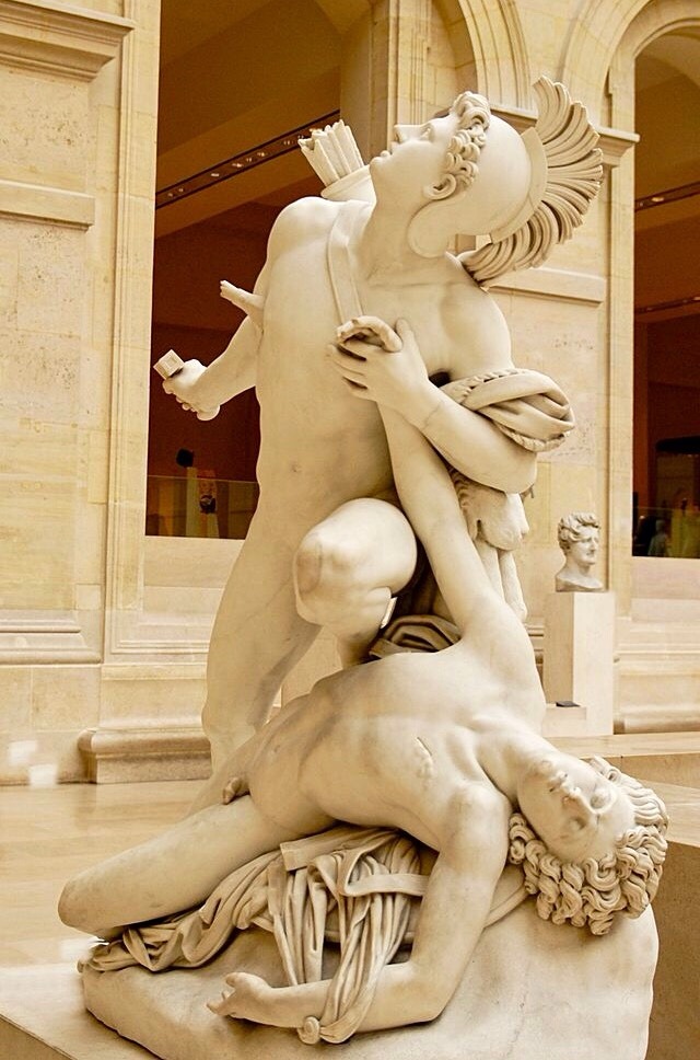 life-imitates-art-far-more: Jean-Baptiste Roman (1792-1835) “Nisus and Euryalus”