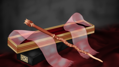 muiromem: Just for fun, I designed a wand for my sister @fangirltothefullest according to 