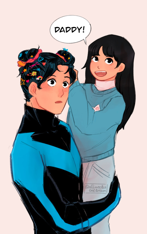 Nightwing Babysitting Lian