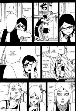 royal-uchiha-family:uchihasharingangirl:  1tachi:  I knew it goddamnit it was the forehead poke   She knows what special meaning it has. ♥   That implies that she asked Sasuke what it meant when he returned, and Sasuke replied that it was his way of