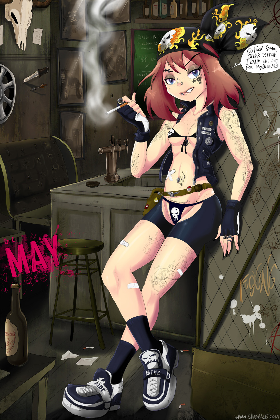 shadbase:  &ldquo;Misty Gets Wet&rdquo; Shadbase comic from 2012 All characters