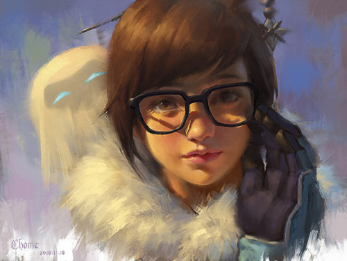 pixalry:  Overwatch Portraits - Created by adult photos