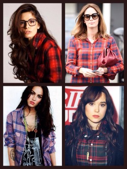 carryyve:〰 hot women in plaid shirts 〰