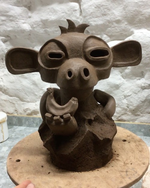 Work in progress #ceramics #ceramicart #ceramicsculpture #workinprogress #potteryvideo #potteryproce