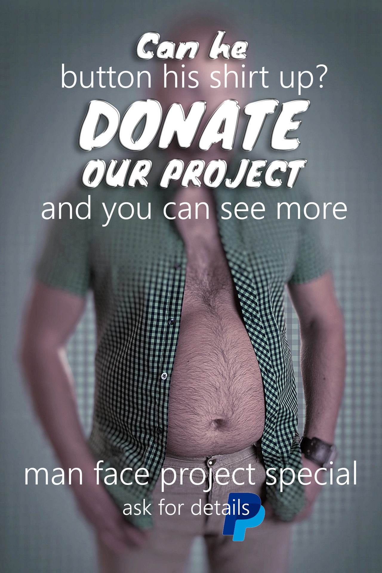 sizeplus:  MAN FACE PROJECT SPECIALI very appreciate you that you like my work. I