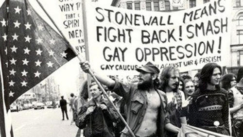 vintagemusclemen:  The street demonstrations that took place after the Stonewall Riots became the Ga