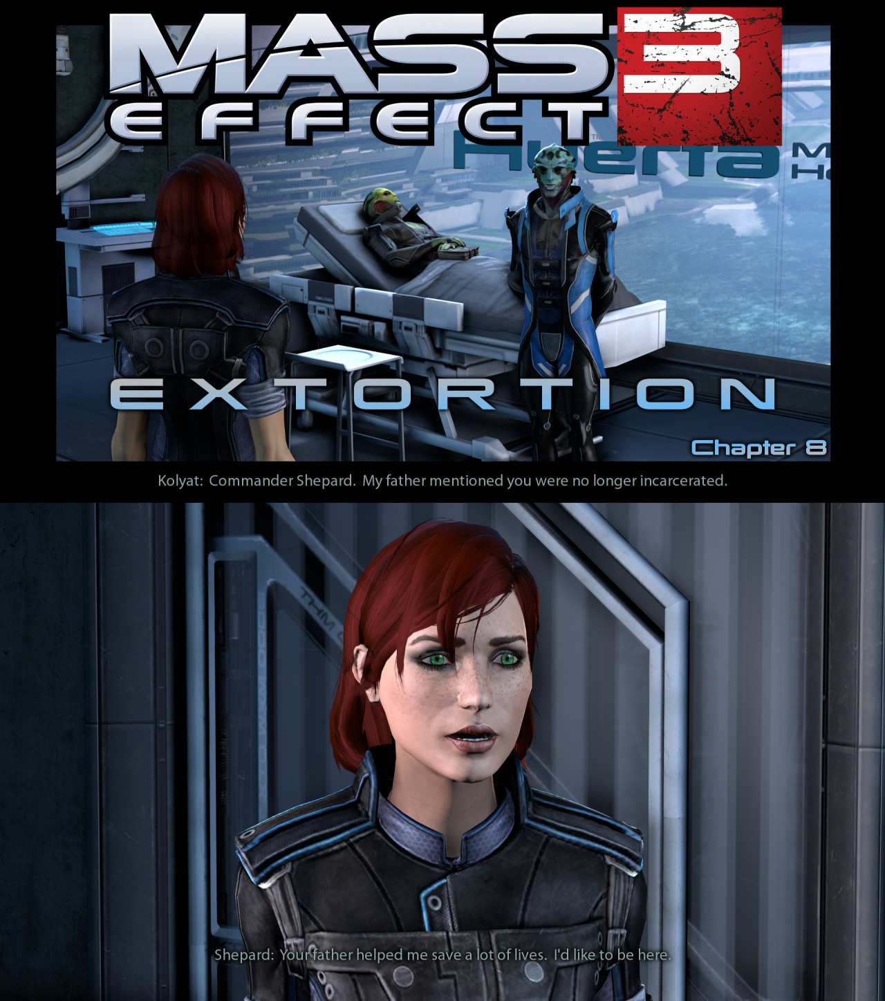 Mass Effect 3: Extortion Chapter 8: Huerta Memorial Hospital  1920x1080 pics at: