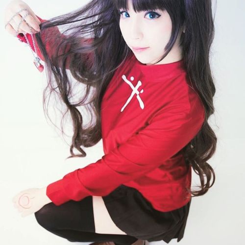 #tohsakarin #fatestaynight #anime #japan #cosplay #zettairyouiki #stockings #medias #addicted #lovei