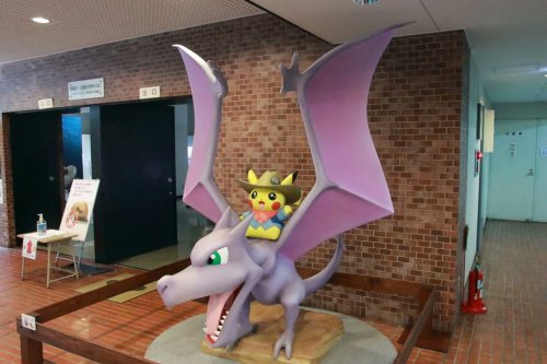 Images From The Pokemon Fossil Exhibit.