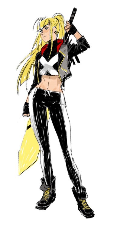 dailydamnation: Illyana looking classy yet toughArtist: Mingjue Helen ChenSource: TwitterThat is jus