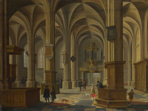 Interior of the Cunerakerk, Rhenen, Bartholomeus van Bassen, 1638