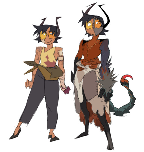 Reflecting On My Life Rn. But Other Than That Herere Some Small Character Sketches I Made Recently