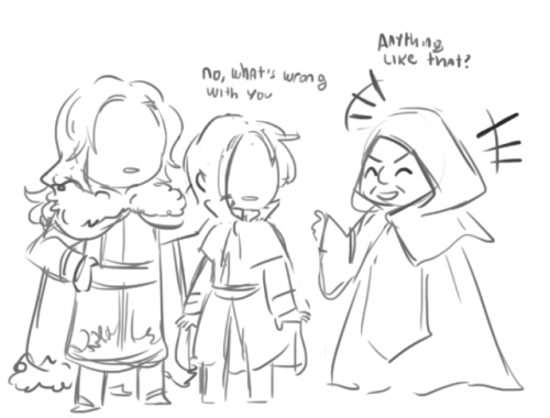 FE4 doodles mostly ft julius and arvis bc i have terrible taste