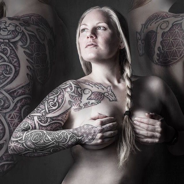 Nordic armor tattoo