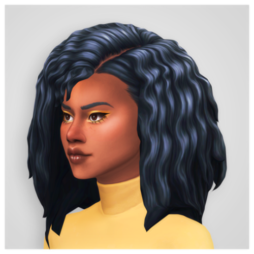 kaching : jessamine - sims 4 hairstyle teen - elder base...