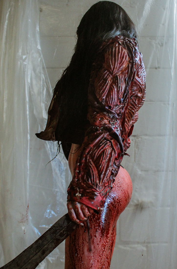 toxicvisionclothing:  Cadaver. Completely handcrafted and sculpted from scratch.New