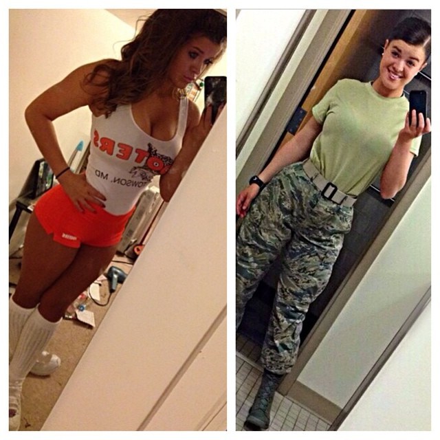 militarygirlsxxx:  Are Military Girls Hotter than CivilianÂ Girls?  Are Military