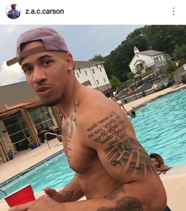damnthatsjosh:  Someone Hacked Zac Carson’s IG &amp; Posted Nudes Of Him..