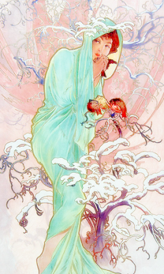 claudia-cher:  Art by Alphonse Mucha 