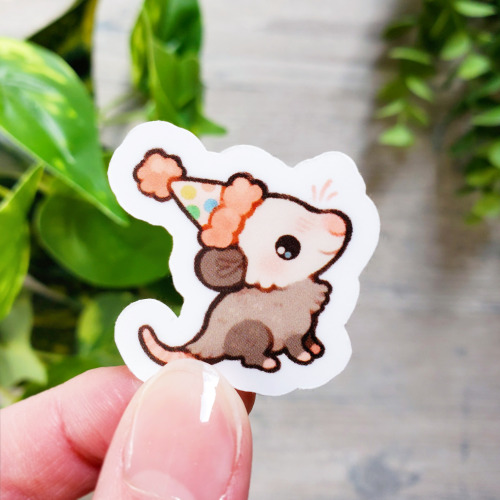  All orders in March will receive a mini party possum sticker as a freebie in my shop!