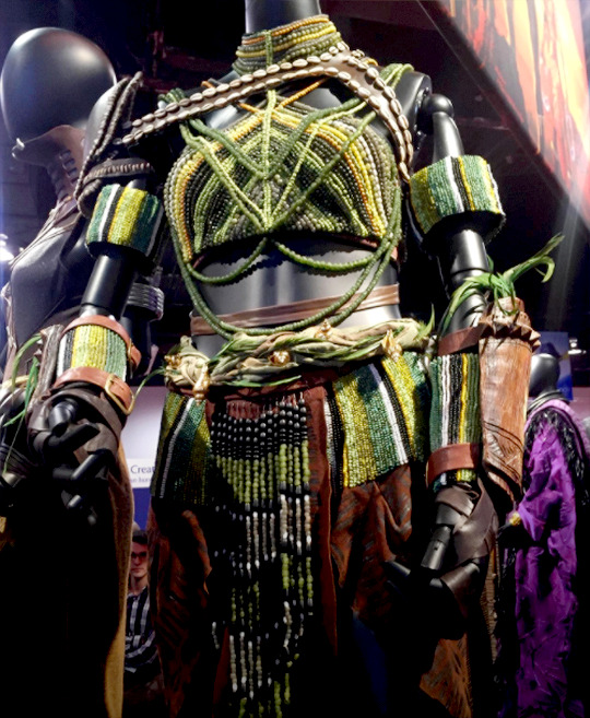 blackpantherdaily: A closer look at the Dora Milaje’s costumes at the D23 Expo [click