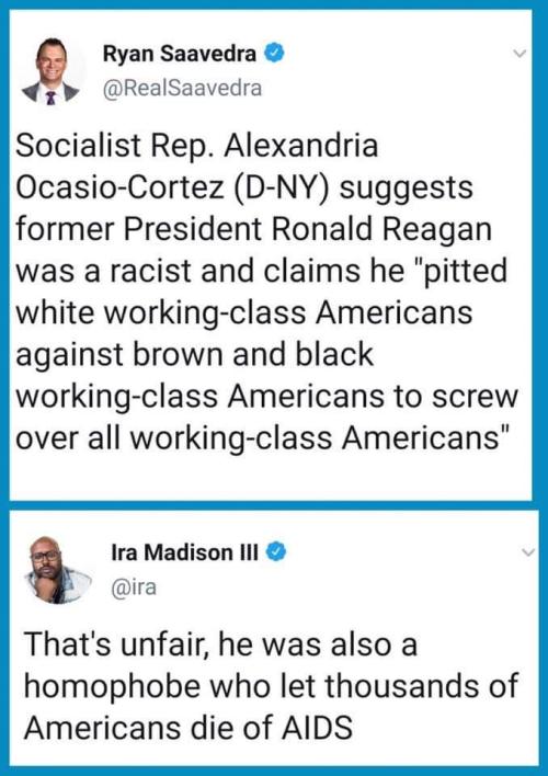 wilwheaton:  Reagan was a piece of shit.