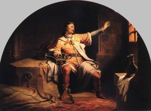 King Solomon in the Prison, Henrik Weber, 1847