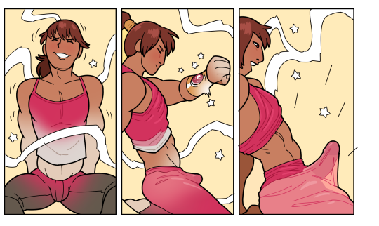 blogshirtboy:Got a lot of good colouring done today! Here’s Holly growing a dingly
