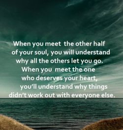 Bestlovequotes:  When You Meet The Other Haft Of Your Soul  Follow Best Love Quotes