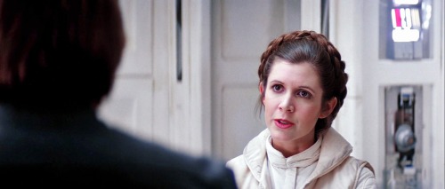 bluegraces:Han’s smug face & Leia’s “I don’t know where you get your delusions from, laser brain