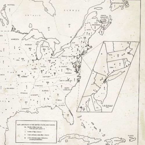 #Map Librarianship Monday The state of map librarianship in the middle of the 1950s can be visualize