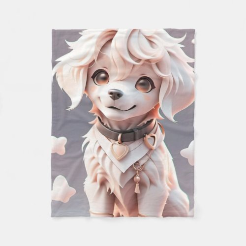 Anime Style Golden Retriever Puppy