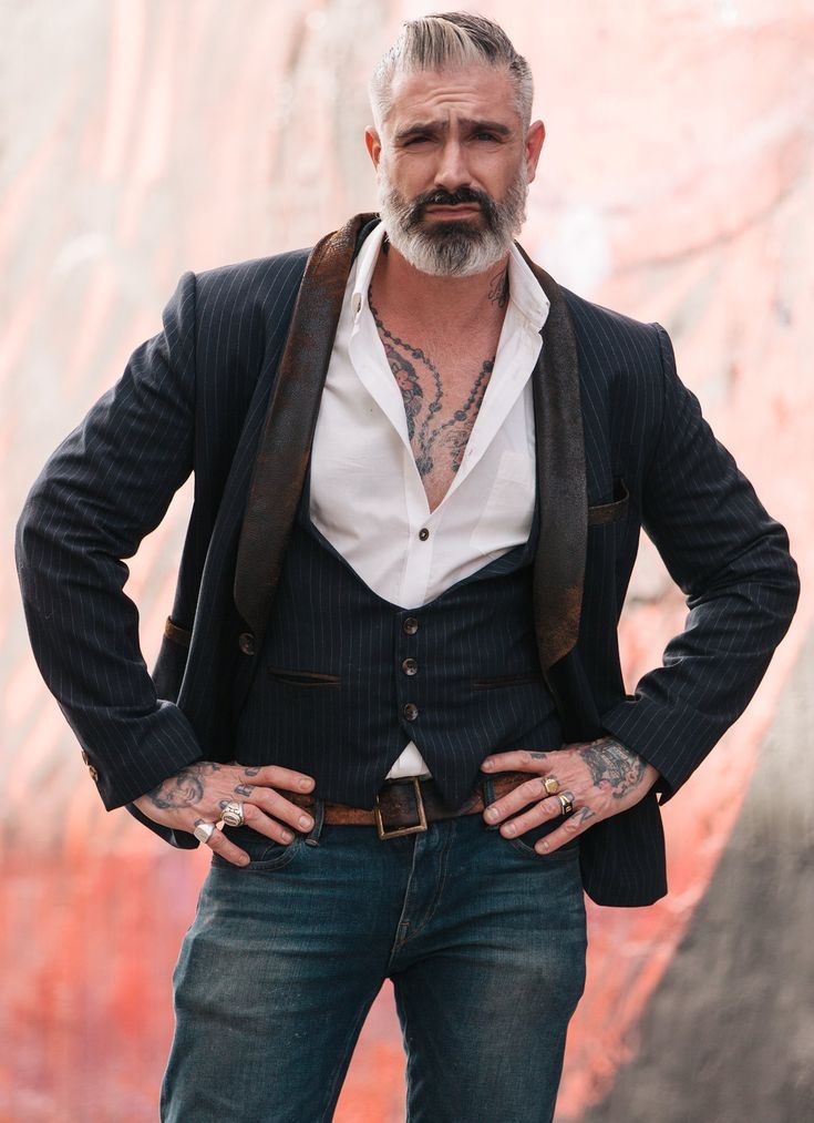 In Civil Vest... on Tumblr: Image tagged with vest, waistcoat, tattoos