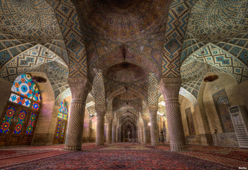 travelingcolors: Nasir al-Mulk Mosque, Shiraz | Iran (by Michele Moroni)